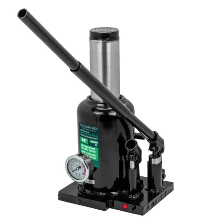 Домкрат бутылочный 32т с манометром (h min-260мм, h max-420мм)