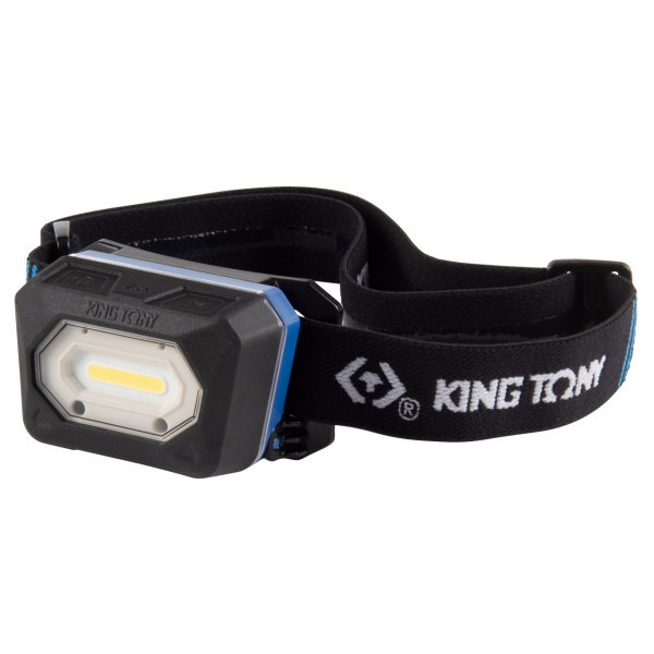 Фонарь светодиодный налобный KING TONY 9TA522 (1 Led COB, 3,7 В)