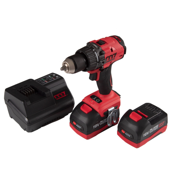 Аккумуляторная дрель-шуруповерт MIGHTY SEVEN  DD-101AP, 18 В, импульсная, кейс, в комплекте набор бит