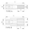 Licota F4010L Головка торцевая глубокая 12гр. 1/2" 10 мм