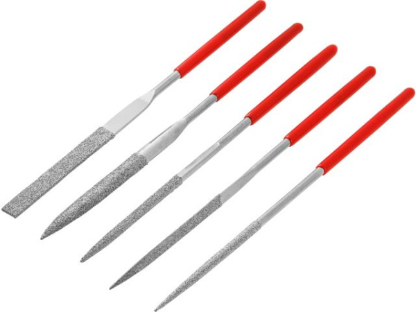 Набор надфилей алмазных 140х50х3мм 5шт. STARTUL PROFI (ST4046-5)