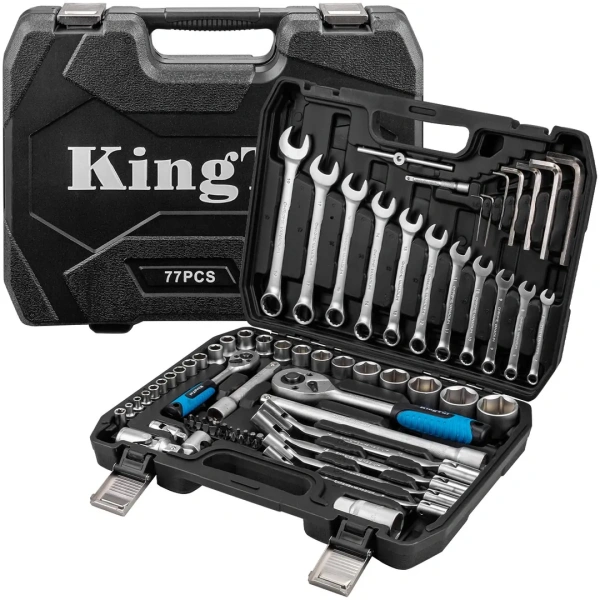 Набор инструментов 77пр. 1/4'', 1/2''