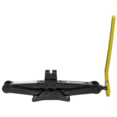 Домкрат механический ''ромб''2т с резиновой накладкой(H min 115мм, H max 405мм, длина в слож. виде 400мм) в водоотталк.чехле с трещот.рукояткой 335мм