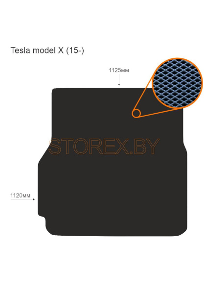 Tesla model X (15-) Багажник copy