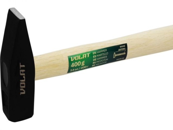 Молоток 0,4кг с дер.рукояткой ВОЛАТ