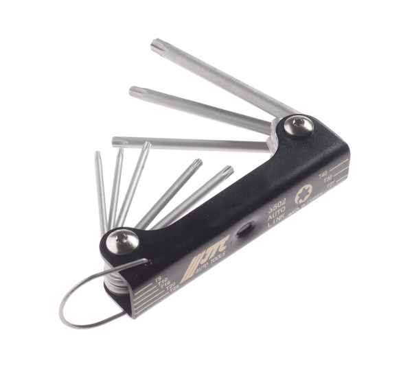 Набор ключей TORX T9-T40 складных JTC 3502 (8 предметов)