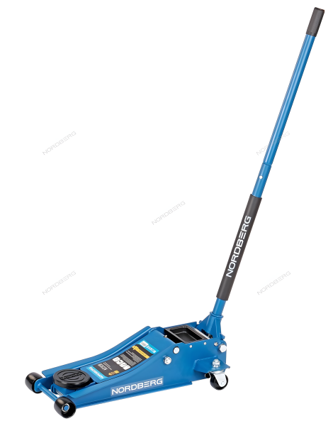 Домкрат с низким подхватом подкатной 3 тонн H=75-505 мм NORDBERG N32038