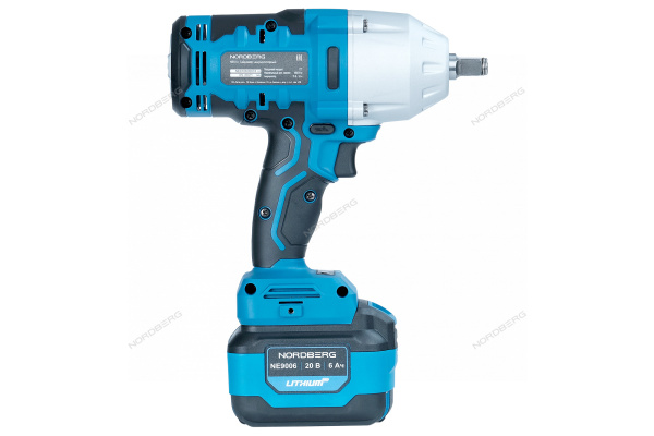 Гайковерт аккумуляторный NORDBERG NE810K ( 1/2", 20В, 1000Нм)