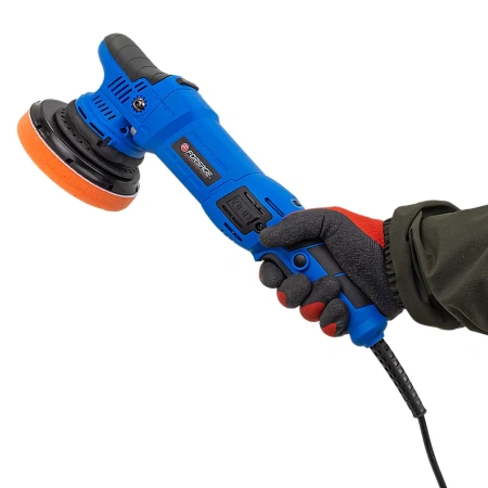 Полировальная машина электрическая эксцентриковая(230V, 1050W, 1400-4800 об/мин, диаметр круга-150мм)