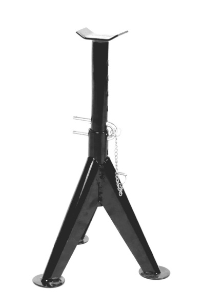 Подставка ремонтная механическая с двойной фиксацией и упорными пятками 1,5т (h min-305мм,h max-450мм)