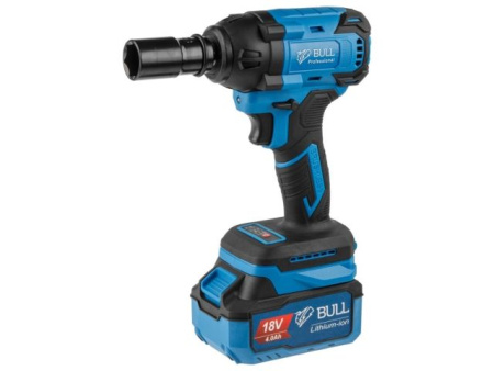 Аккум. ударный гайковерт BULL SC 1804 в чем. XLTpro БЕСЩЕТ., 18 В, 400 Н*м, 1/2", 1х4 А*ч, з/у 4 А