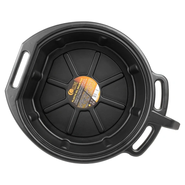 Емкость пластиковая для слива отработанного масла и технических жидкостей, 16л (Ø400мм, глубина 150мм) Емкость пластиковая для слива отработанного масла и технических жидкостей, 16л (Ø400мм, глубина 150мм)