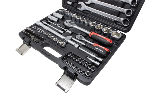 Набор инструментов 82пр.1/2'',1/4''(6гр.)(4-32мм)