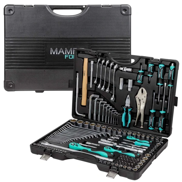 Набор инструментов 142 пр.1/4''3/8''1/2''(6-гр.)(4-32мм)