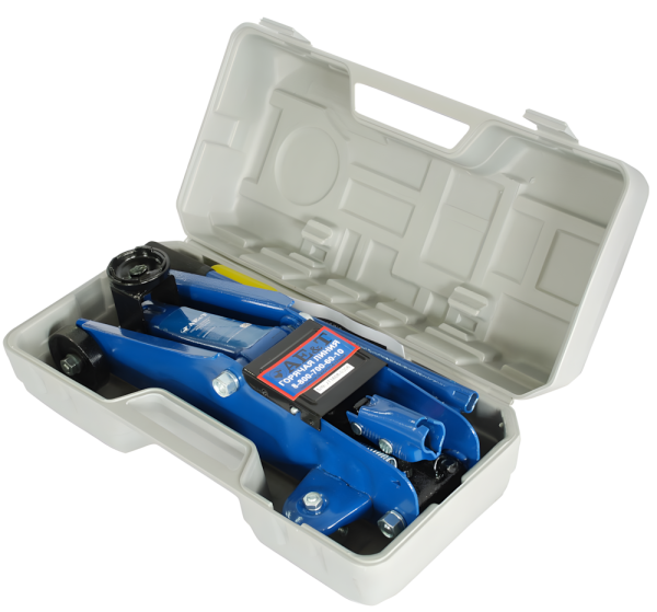 Домкрат гидравлический AE&T T32010A (2т) в кейсе