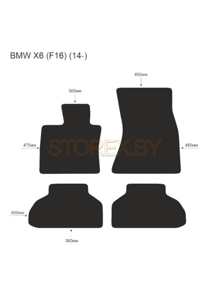 BMW X6 (F16) (14-) copy