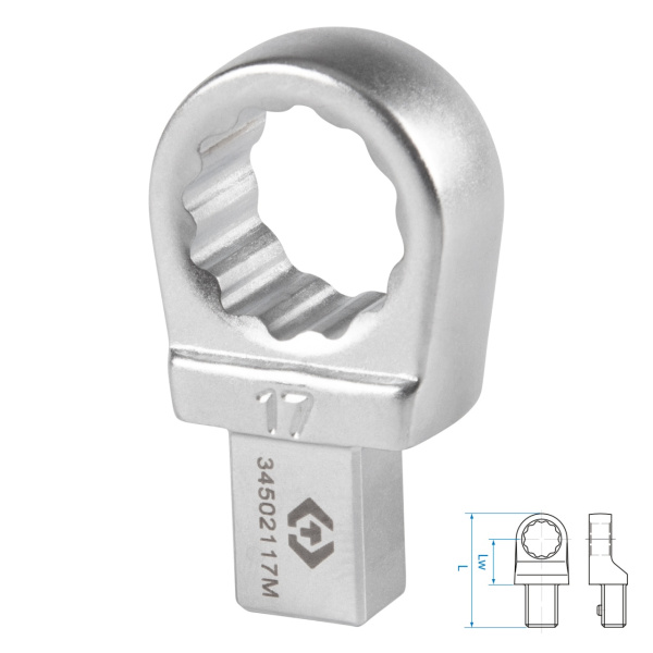 Насадка накидная серии FIT KING TONY 34502117M (17 мм, 9х12 мм)