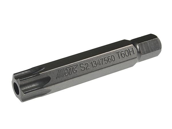 Бита TORX удлиненная JTC 1347560 (Т60Hх75 мм, 10 мм, S2)