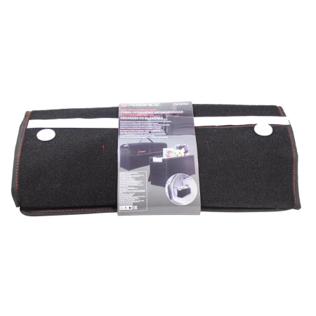 Сумка-органайзер в багажник автомобиля(170х501х230мм, 2 кармана, боковое крепление сумки:скотч/липучка, нижнее крепление:липучка)