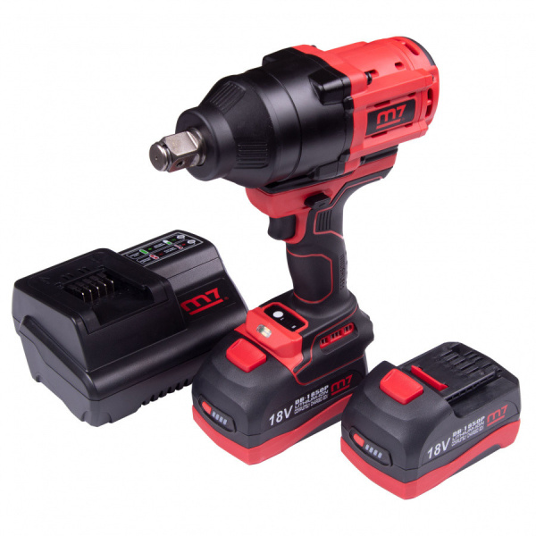 Гайковерт аккумуляторный ударный MIGHTY SEVEN DW-601A, 3/4", 1900 Нм, 18 В