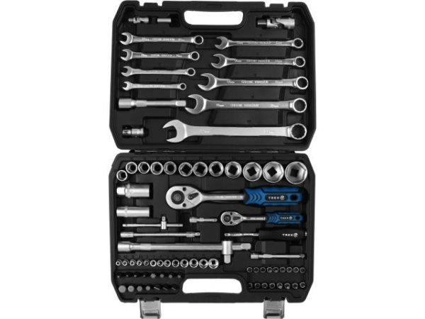 Набор головок и ключей 82пр. TREK