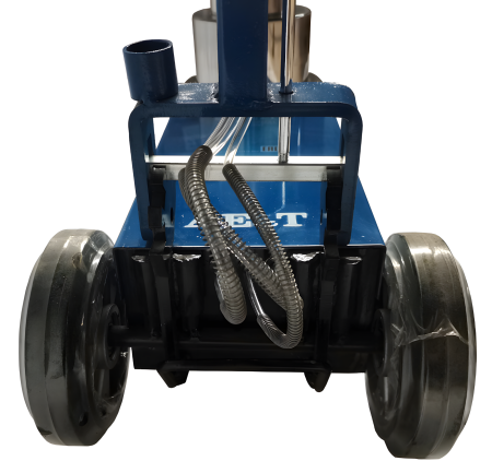 Домкрат пневмогидравлический подкатной проф складной 120/60т HJ-120/60F AE&T