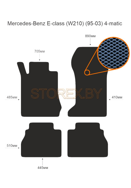 Mercedes-Benz E-class (W210) (95-03) 4-matic copy