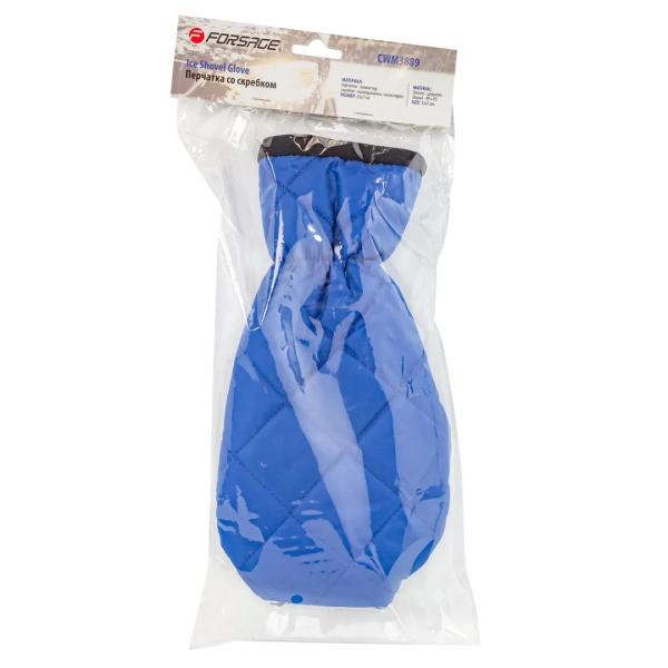 Скребок пластмассовый с варежкой (ширина 110мм)