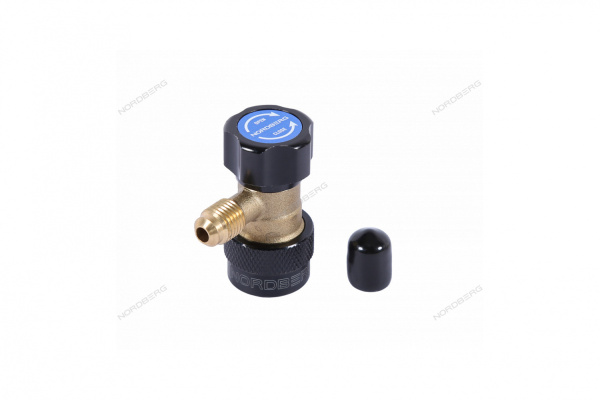 Муфта быстросъемная R134a NORDBERG NFA4L (низкое давление, синяя)