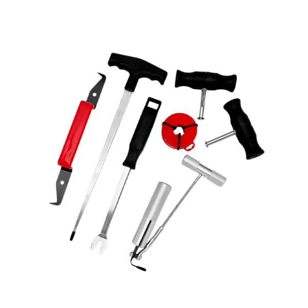 Набор приспособлений для демонтажа автомобильных стекол 7 предметов Хорекс Авто HZ 25.1.184SK