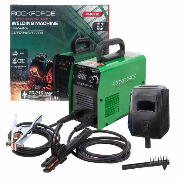 Сварочный аппарат (3.7кВт, 230В, диаметр электрода - 1.6-3.2мм, сварочный ток - 20-210А)