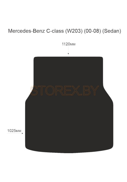 Mercedes-Benz C-class (W203) (00-08) (Sedan) Багажник copy