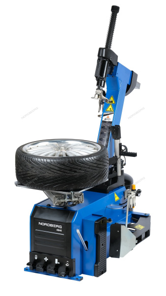 Станок шиномонтажный автомат, двухскоростной, 14-28", взрывная накачка, 380 В, синий NORDBERG 4644