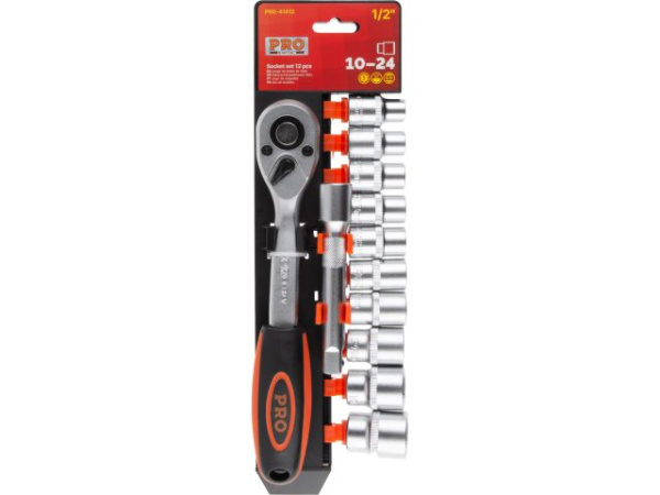 Набор головок 1/2" 10-24мм 12предм. PRO STARTUL (PRO-41412)