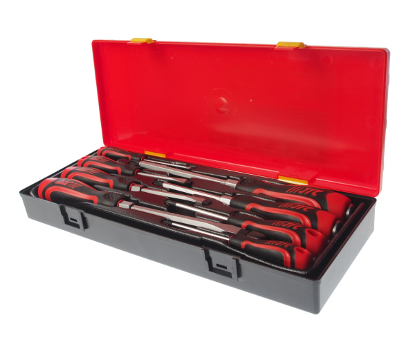 Набор отверток усиленных JTC K7085 (8 предметов в ложементе)