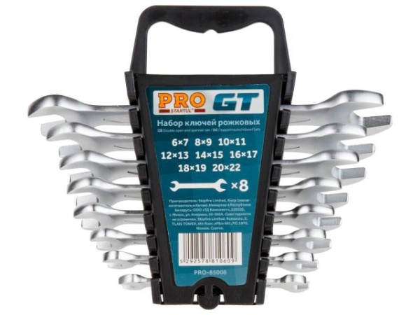 Набор ключей рожк. 6-22мм 8шт PRO STARTUL GT (PRO-85008)