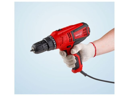 Дрель-шуруповерт WORTEX LX DR 1023-1 в кор. 280 Вт, 28 Нм, 2 скор., быстрозажимной патрон: 10 мм