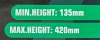 Домкрат подкатной гидравлический 3т (h min 135мм, h max 420мм)