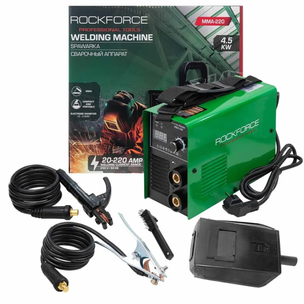Сварочный аппарат (4.5кВт, 230В, диаметр электрода - 1.6-4мм, сварочный ток - 20-220А)