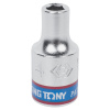 Головка торцевая стандартная шестигранная 1/4"4 мм KING TONY 233504M