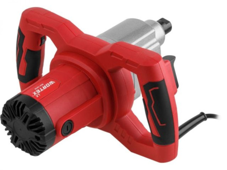 Миксер строительный WORTEX LX MX 1213 в кор. 1200 Вт, 2 скор., M14, рег.об. + насадка