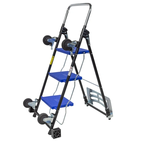 Тележка универсальная складная 4в1(платформенная 120х46х24см,100кг,ручная 160х46х82см 100кг,вертикальная 96х97х46см,70кг, стремянка114.5х70х46см,150кг