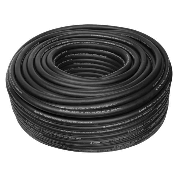 Шланг пневматический 14х21 мм 50 м резиновый МАСТАК 683-14050