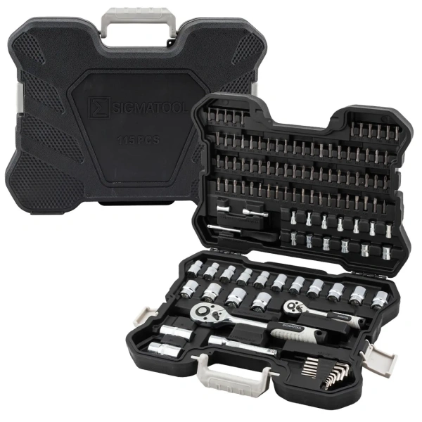 Набор инструментов 115пр. 1/4'', 1/2''(6гр.)