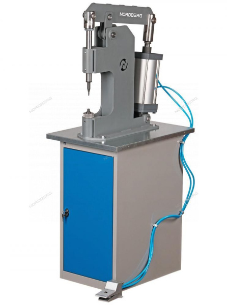 Пневматический станок NR8P для заклепки тормозных колодок с тумбой NORDBERG NR8P+MML0