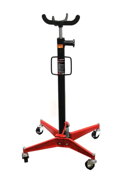 Стойка трансмиссионная гидравлическая с доп,переставным адаптером для снятия узлов и агрегатов 0.5т(высота подхвата-1100мм,высота подъема-2115мм)