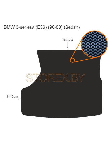 BMW 3-series (E36) (90-00) (Sedan) Багажник copy