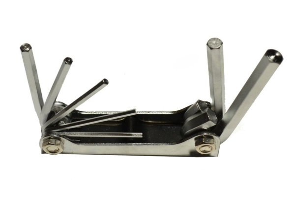 Набор ключей торцевых шестигранных в ключнице H01M07SF, 7 предметов