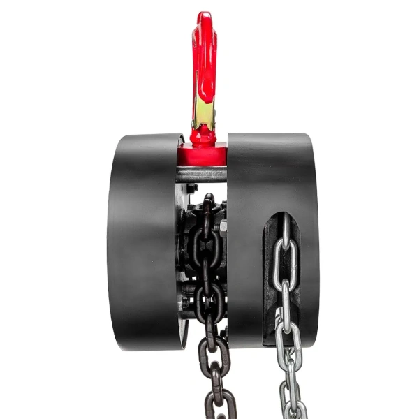 Лебедка механическая подвесная c фиксацией цепи натяжения, 1 т (длина цепи - 3м)