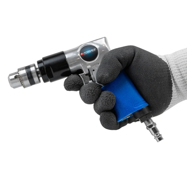 Дрель пневматическая (1800об/мин, патрон - 1.5-10мм,6.3bar)